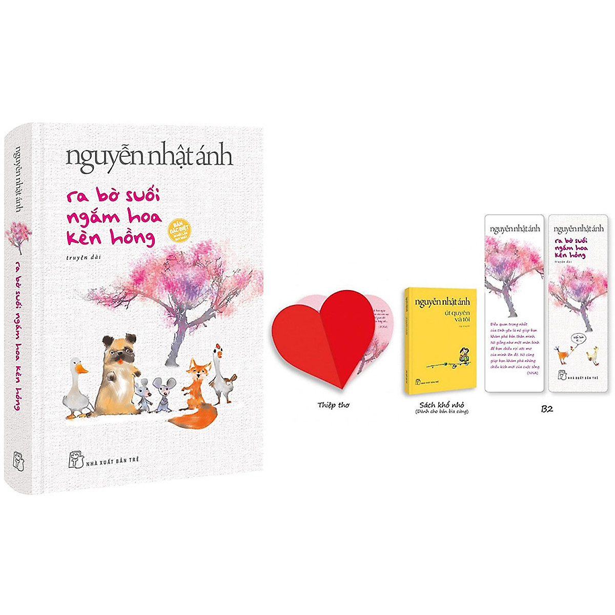 Bìa cứng sách Ra Bờ Suối Ngắm Hoa Kèn Hồng của Nguyễn Nhật Ánh