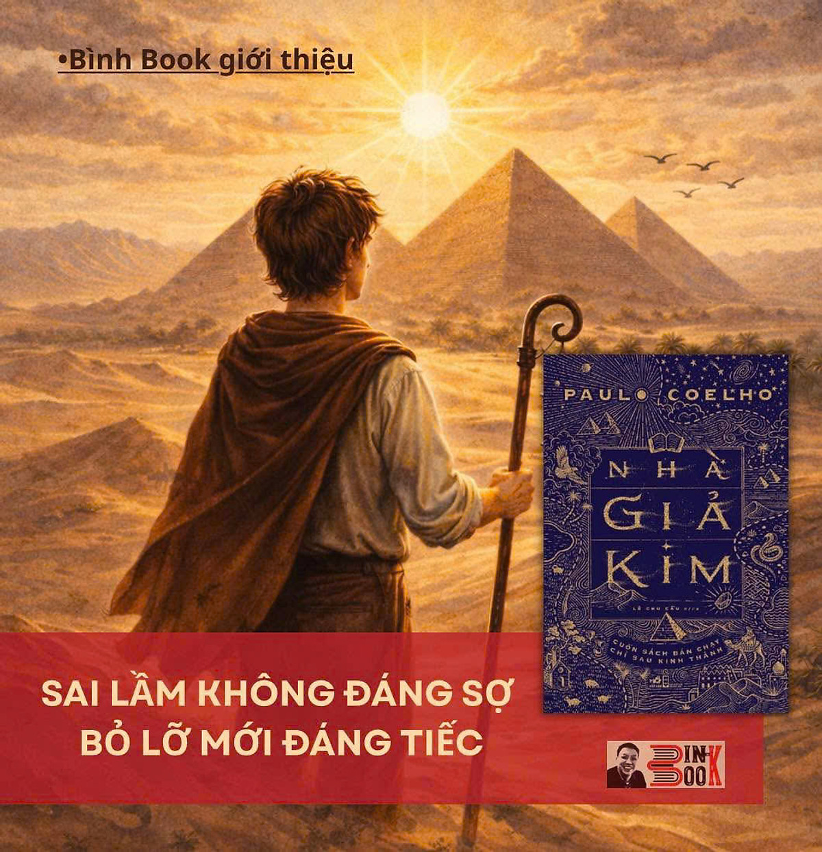Bìa sách Nhà Giả Kim của Paulo Coelho bản tiếng Việt
