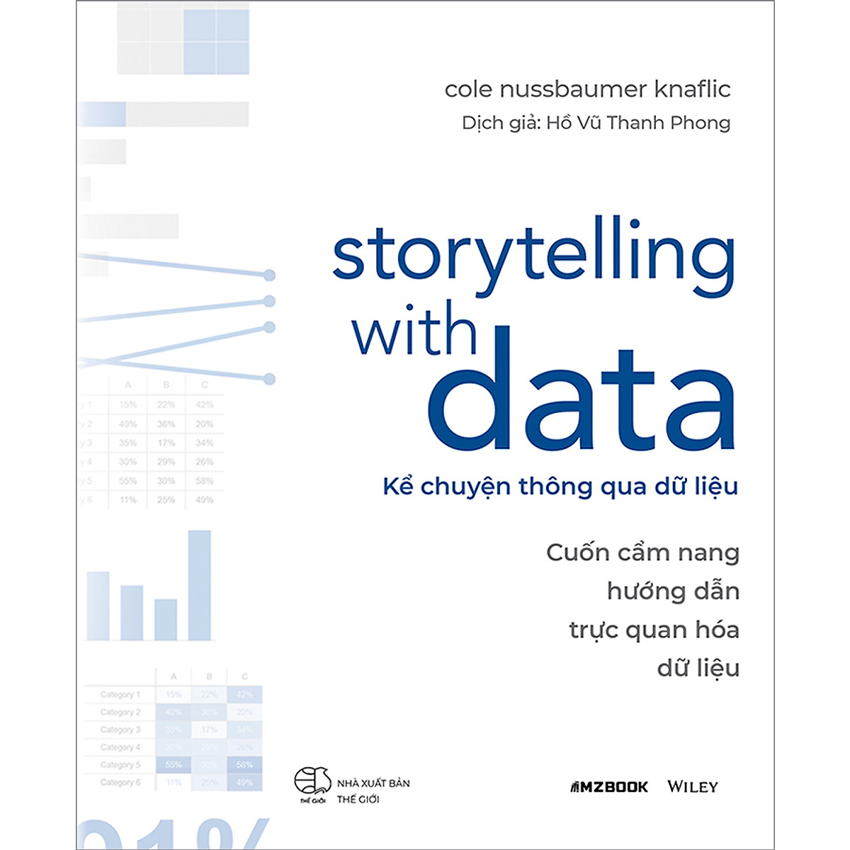 Bìa sách Storytelling With Data Kể Chuyện Thông Qua Dữ Liệu
