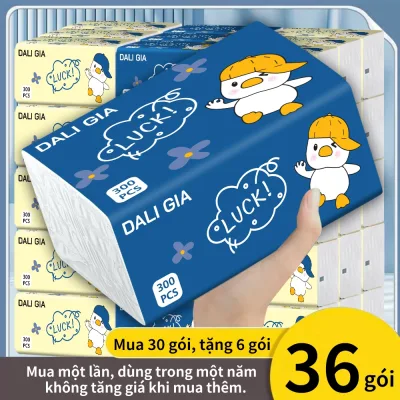 Mua 30 tặng 6 gói nhận ngay 36 gói Một năm dùng Khăn giấy, giấy ướt DALI GIA 4 lớp mềm mịn 120*175MM Giấy vệ sinh giấy
