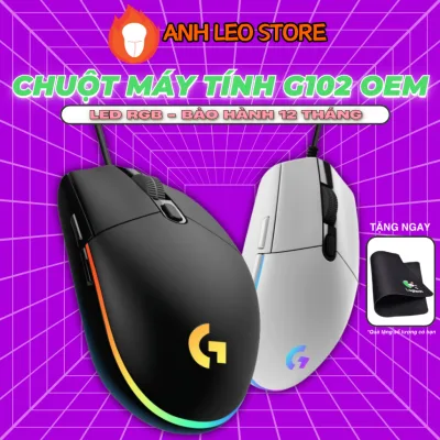 Chuột máy tính có dây 𝑳𝒐𝒈𝒊𝒕𝒆𝒄𝒉 G102 Prodigy độ chính xác cao 8000 DPI Led RGB 16,8tr màu BH 12T