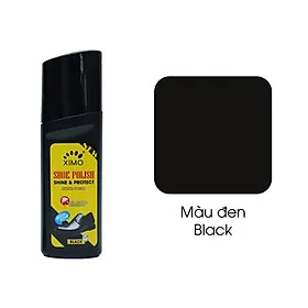 Xi nước đánh bóng màu đen 50ml Làm Sáng Bóng cho giày túi ví da trơn