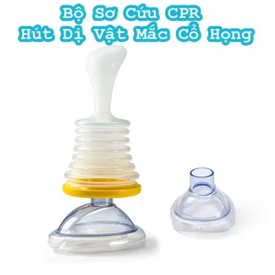 Bộ Sơ Cứu CPR Hút Dị Vật Thiết Bị Sơ Cứu Nghẹt Thở Chống Hóc Cho Bé Và Người Lớn - PTLUXURY