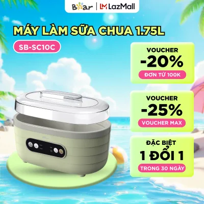 Bear Yogurt Maker 1.7L Multi-Function Automatic Fermentation Saves Time Ensuring Food Safety and Hygiene Sb-Sc10C