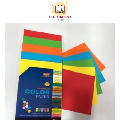 A4 Cover Mixed with 5 Basic Colors Pgrand 160Gsm - Thu Thao Stationery