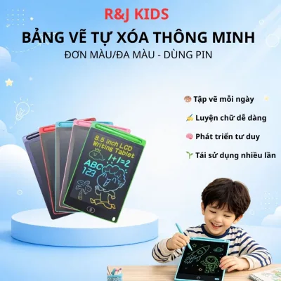 Bảng vẽ LCD 16 inch –Bảng viết xóa 1 Chạm – Màn Hình Đa Màu – Bảng viết thông minh cho bé