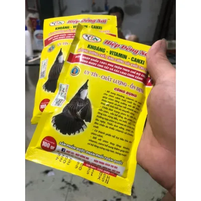 Khoáng vitamin canxi Hiệp Đồng Nai gói 100g bổ sung dưỡng chất cho chim chính hãng Phụ kiện Kabosa