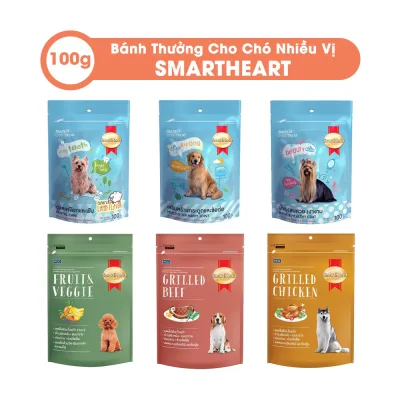 SMARTHEART 100g dog treat, snack food for dogs, delicious and nutritious pet snacks