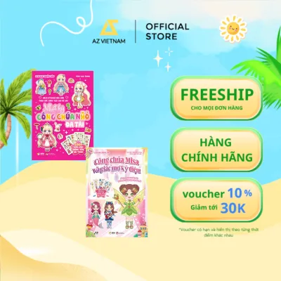 Sách Thiếu Nhi Cho Bé - Bộ Sách Sticker Công Chúa