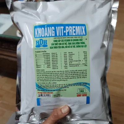 1kg khoáng vit premix cung cấp vitamin và khoáng chất thiết yếu cho thú cưng