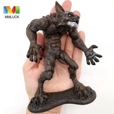 Mô hình động vật người sói MMLUCK, Khỉ thần thoại Mô phỏng nhân vật Ice Demon, Quà tặng sinh nhật Orangutan Savage PVC Doll Magma Golem Bộ sưu tập mô hình