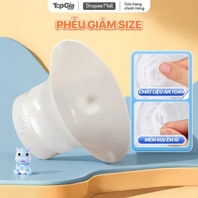 Đệm giảm size cho phễu, cup không dây trong suốt TopGiaKids size 24mm