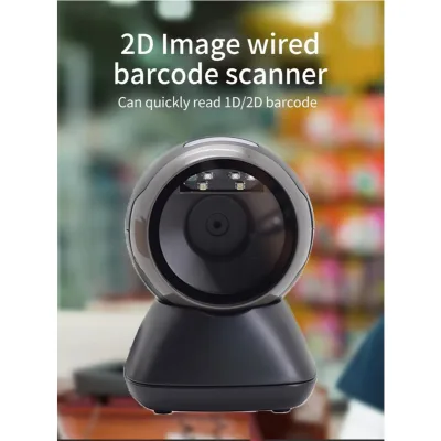 Máy tính để bàn COMS Đầu đọc mã QR 1D 2D USB Máy tính bảng có dây Máy tính bảng Omni Máy quét mã vạch cho siêu thị Máy Pos
