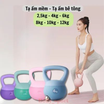 Tạ ấm mềm, tạ bình vôi 2kg - 4kg - 6kg - 8kg tạ chuông tập gym, yoga, pilates dành cho nam nữ