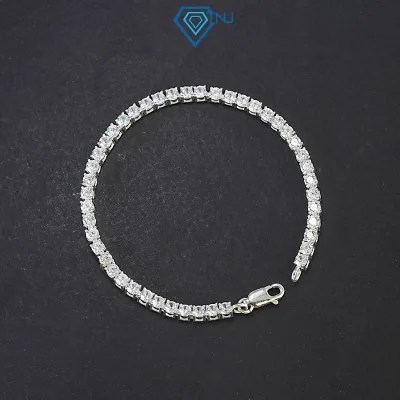 Lắc tay tennis nam bản nhỏ đính đá 3ly cao cấp sang trọng LTA0194 - Trang Sức TNJ
