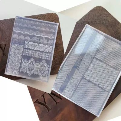 Khuôn nail ren YMY silicon làm móng nghệ thuật kèm quà tặng