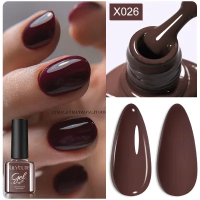 Cà Phê Màu Nâu Gel Móng Tay Ba Lan Dụng Cụ Làm Móng Tay Vernis Bán Vĩnh Viễn Móng Tay Nghệ Thuật Ngâm Tắt Đèn LED UV Gel Sơn Móng Tay