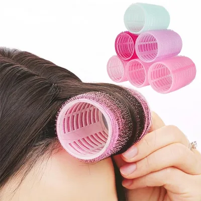 🦋glamcharm🦋Lô Uốn Tóc Mái Tự Dính Màu Sắc Ngẫu Nhiên Tiện Dụng Cho Nữ