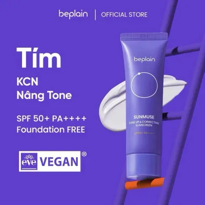 Kem Chống Nắng BEPLAIN SUNMUSE Nâng Tone Vật Lý Lai Hoá Học, Hiệu chỉnh da SPF 50+ PA++++ 50ml