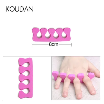 Set 2 Mút Xốp Mềm Tách Ngón Chân Hỗ Trợ Làm Móng Nghệ Thuật