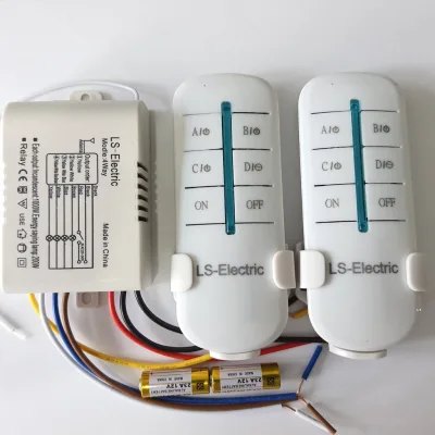 Công tắc điều khiển từ xa sóng radio RF 1 2 4 cổng xuyên tường, công tắc bật tắt điện từ xa, công tắc wifi