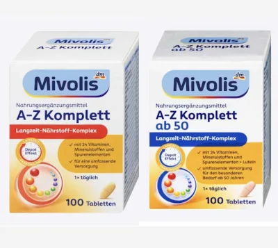 Viên uống vitamin tổng hợp A z Mivolis Depot - hộp 100Viên - Hàng nội địa Đức