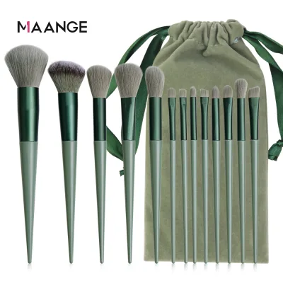 MAANGE Bộ 13 cọ trang điểm cho người mới bắt đầu 9110