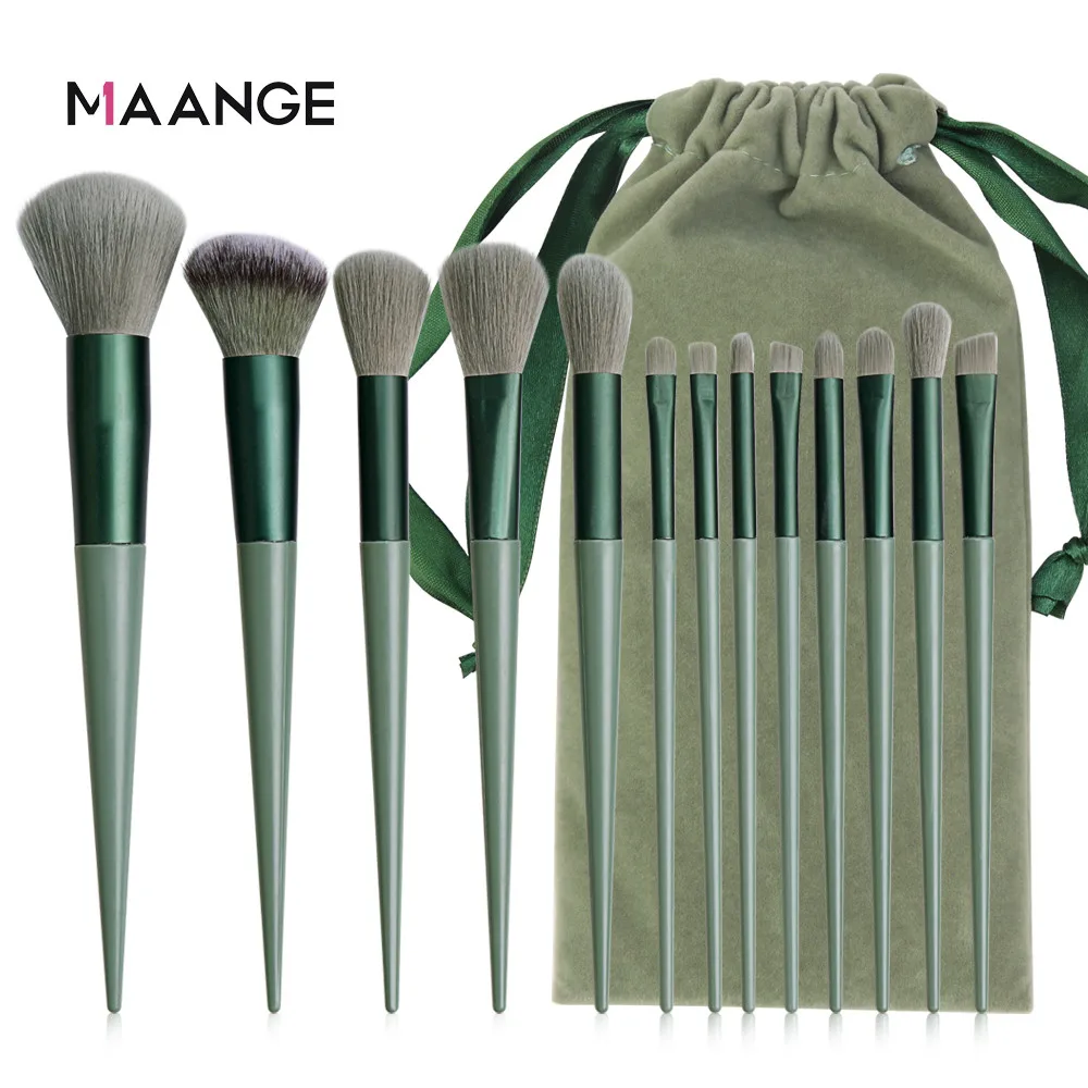 MAANGE Bộ 13 cọ trang điểm cho người mới bắt đầu 9110