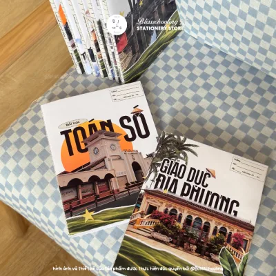 Giấy bao tập, bọc vở, bao sách MY VIETNAM | 10th Edition | thiết kế bởi Bliss.