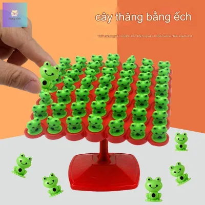 Ếch cân bằng Đồ Chơi Xếp Hình thông minh cho bé board game giáo dục trí tuệ cây cân ếch thăng bằng