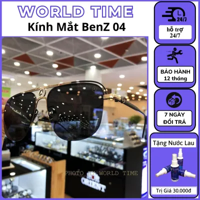 Benz-4 Men's Sunglasses, High-End Fashion Men's Glasses, Full Box, Polazied Lenses, Anti-Glare, Excellent Uv Protection