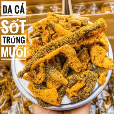 200Gr Salted Egg Fish Skin with Singapore Flavor, Salted Egg Fish Skin, Food Safety and Hygiene