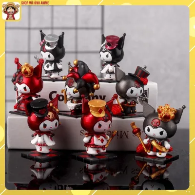 Bộ 8 Mô Hình Kuromi Sanrio Poker Kingdom, Mô Hình Cao Cấp,Thích Hợp Decor Trang Trí, Bộ Sưu Tập Nhân Vật
