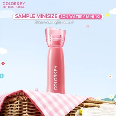 Son Mini Watery Tint COLORKEY Son Lì Không Dính Cốc, Không Trôi 1g