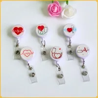 Kẹp thẻ nhân viên ý tế, củ rút yoyo nhiều họa tiết dễ thương, dây đeo thẻ thông minh dễ kéo kích thước nhỏ gọn 3 x 10cm