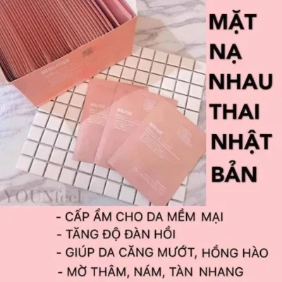 Sheep Placenta Mask. Rwine Beauty-Mask Sheep Placenta Whitening and Smoothing Skin Mask Cares for the Skin, Reduces Melasma and Freckles, Prevents Acne and Prevents Skin Aging.