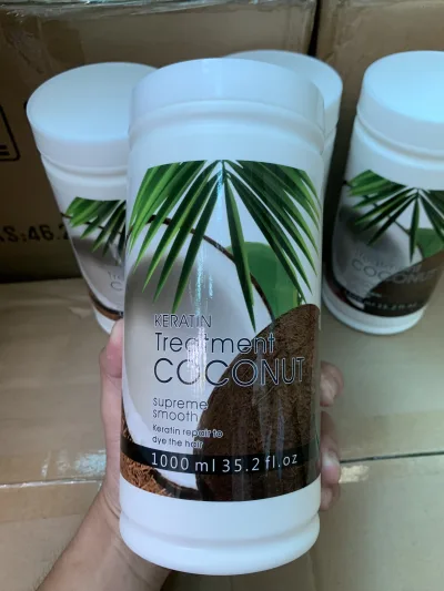 Hấp Dầu Chăm Sóc Tóc Chiết Xuất Từ Keratin Và Dầu Dừa 1000ml hương dừa