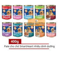 [ĐỦ 9 VỊ] Pate Cho Chó SmartHeart Lon 400g - [Nông Trại Thú Cưng]