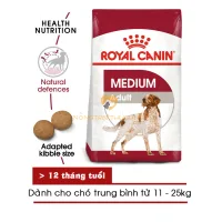 Thức Ăn Hạt Cho Chó Trưởng Thành Size Vừa Royal Canin MEDIUM ADULT - [Nông Trại Thú Cưng]