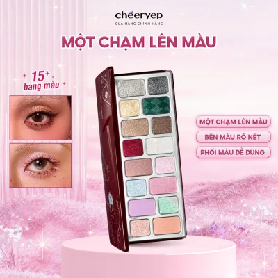 Bảng Phấn Mắt CHÉERYEP 16 Ô Đa Năng Phấn Mịn Lên Màu Chuẩn Đa Dạng Phong Cách Trang Điểm