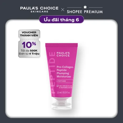 Kem dưỡng ẩm căng mọng và giảm nếp nhăn Paula's Choice Pro-Collagen Peptide Plumping Moisturizer 15ml 1517