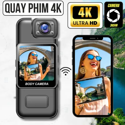 Camera hành động 4K không dây quay mọi nơi 30fps - Camera phát wifi trực tiếp cho điện thoại có màng hình HD quan sát