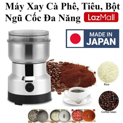 lazmall food, coffee, pepper, powder, Japan multifunctional cereal, dry beans grinder, mini cereal heavy capacity, stainless steel