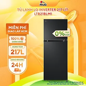 Tủ lạnh LG Inverter 217 lít LTB21BLMI - Hàng Chính Hãng - Mới 100%
