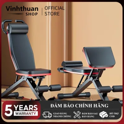 SP5001ghế tập gym tập tạ 11 trong1có thể gấp gọn đa chức năng dùng tại nhà ghế băng tập