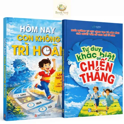 Combo 2 Cuốn: Tư Duy Khác Biệt Để Chiến Thắng + Hôm Nay Con Không Trì Hoãn ( CÓ LẺ TỪNG CUỐN )