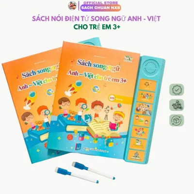 Bilingual English-Vietnamese Electronics for Children 3+, Multi-Functional Early Education E-Books