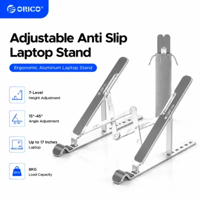 Giá đỡ máy tính xách tay ORICO Riser Giá đỡ máy tính xách tay bằng nhôm có thể điều chỉnh di động Giá đỡ máy tính có thể gập lại 7 góc cho máy tính bảng MacBook