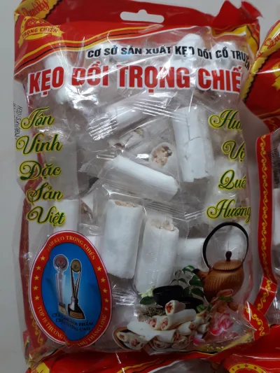 Thai Binh Peanut Candy - Crispy - Fragrant - Chewy - Delicious (Pulled Candy) - 110G/400G Pack - Snacks - Tet Snacks - Tet