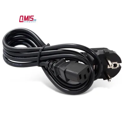 220v -1.65m - Dây nguồn dùng cho máy in, máy fax, máy scan, máy vi tính để bàn, màn hình máy tính LCD dùng điện 220v